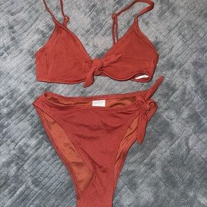Wild Fable Terracotta Bikini Set